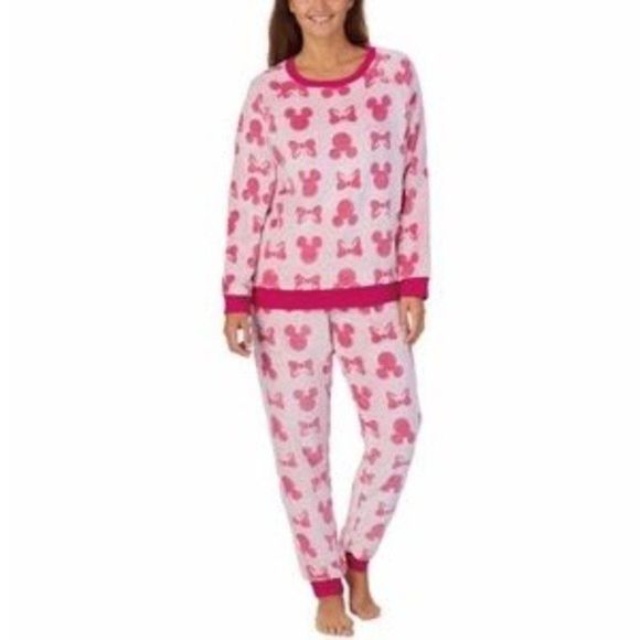 Disney Minnie Mouse Jogger Pajamas Size XXL - Picture 2 of 11